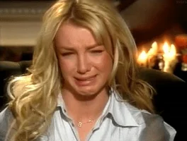 sad britney spears GIF