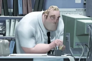 the incredibles geek GIF