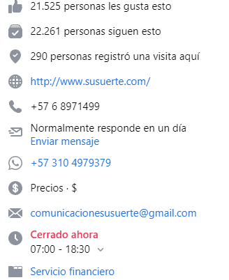 Info General Suserte
