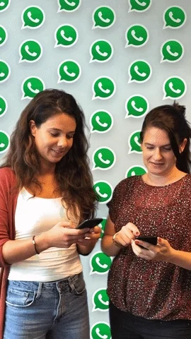 ExterionMediaNL shocked shook message whatsapp GIF