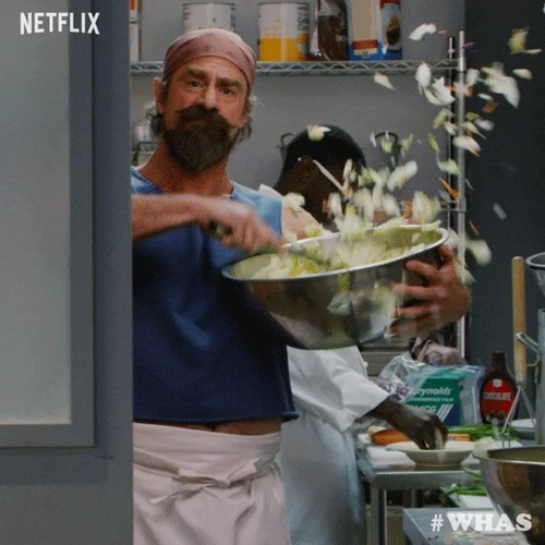 christopher meloni cooking GIF by NETFLIX