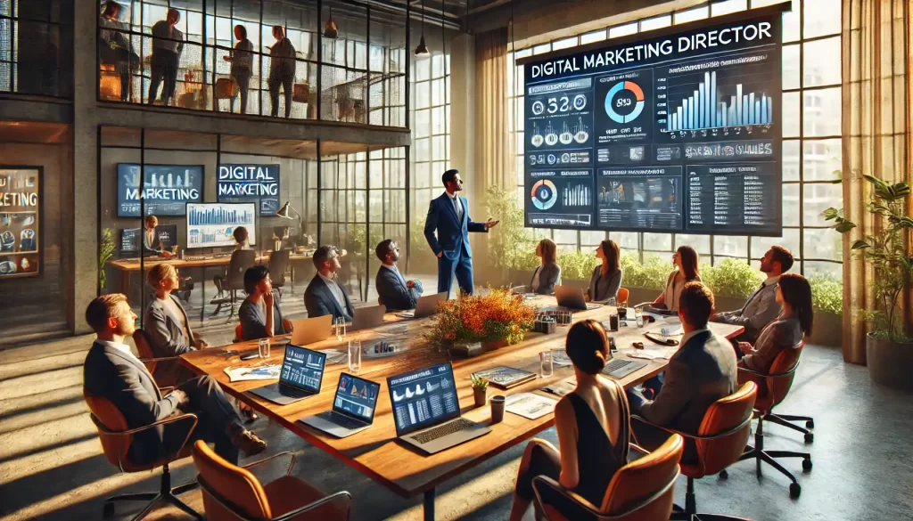 qué hace el director de marketing digital