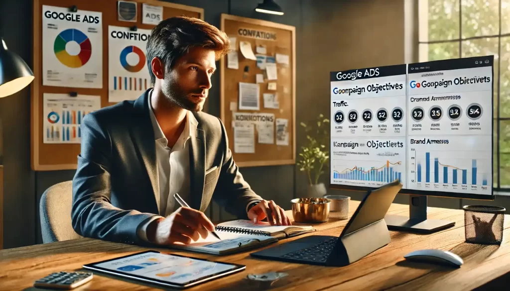 cuál es el mejor objetivo de campaña en google ads