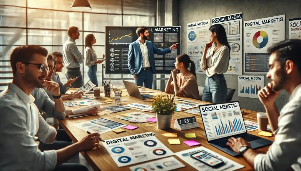 qué se hace en el trabajo de marketing digital